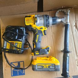 DEWALT 20V MAX XR Brushless Cordless 1/2 in. Hammer Drill With 5Ah Battery