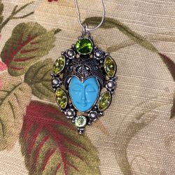 New Pretty Princess Pendant And 26” Chain