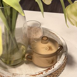 Vintage Denby (Langley) Memories Pattern Covered Sugar Bowl