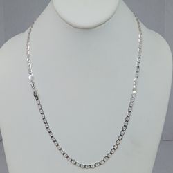 .925 Sterling Silver Mariner Link Chain