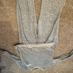 Thereabouts Medium 10/12 Girls Gray 2 Piece Sleeping Set Long Shirt And Long Pants 