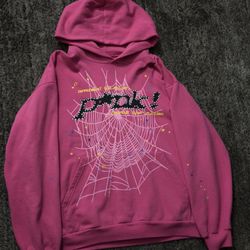 Pink Spider Hoodie