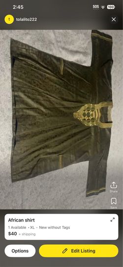 African XL shirt
