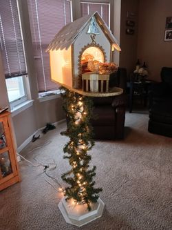 Light Up Christmas Tree Mailbox