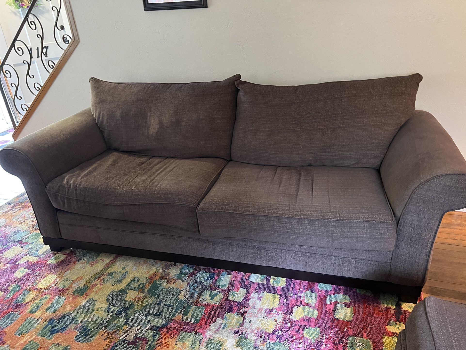 Sofa Chair and Ottoman