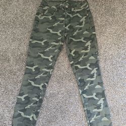 Women’s Army Print Skinny Jeans