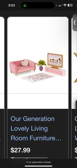 Our Generation Lovely Living Room 