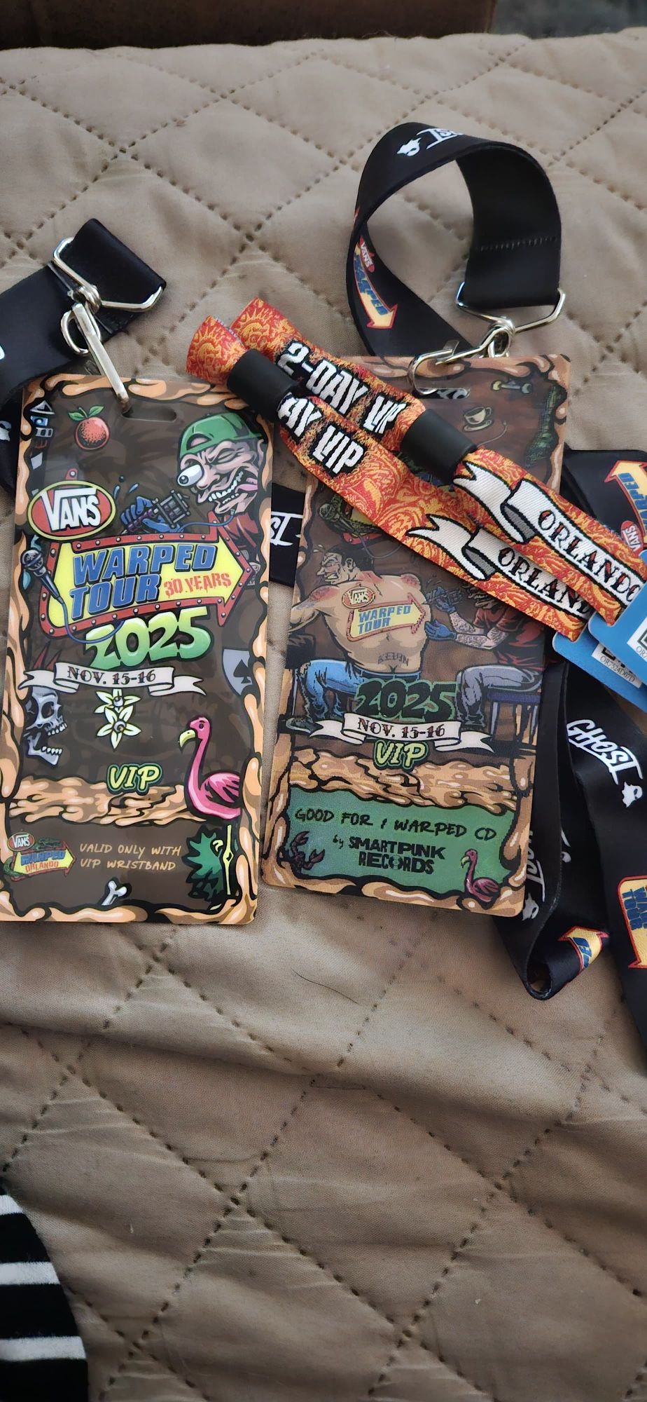 Vans Warped Tour Orlando 2025 VIP tickets (2)