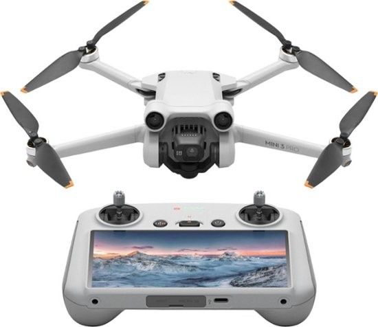 DJI Mini 3 Pro Drone and Remote Control with Built-in Screen With 1 Year Warranty
