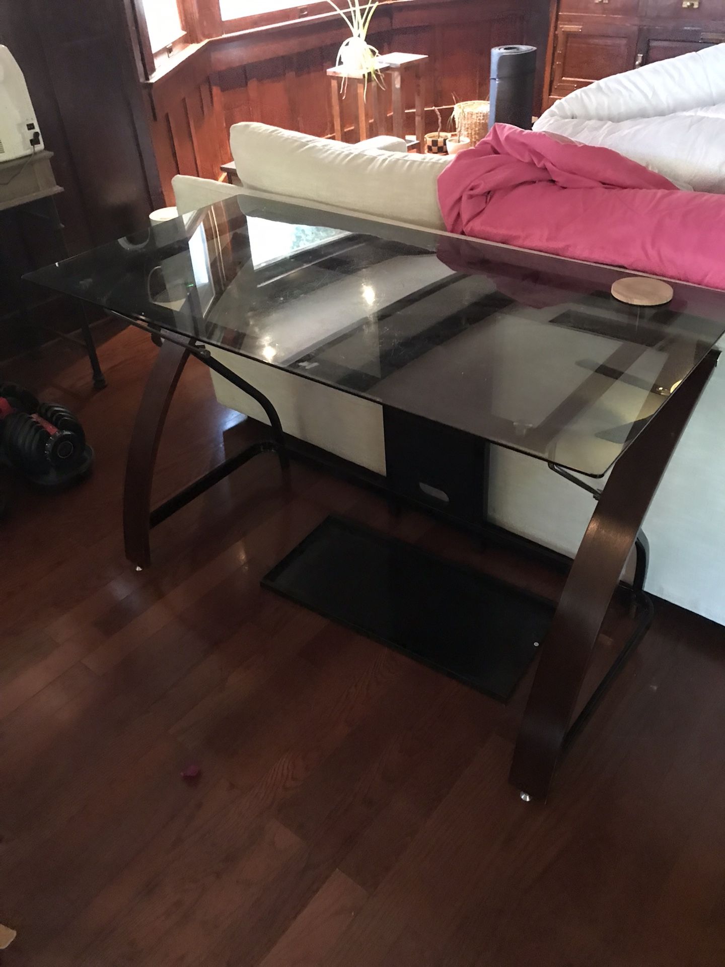 Glass Table Desk