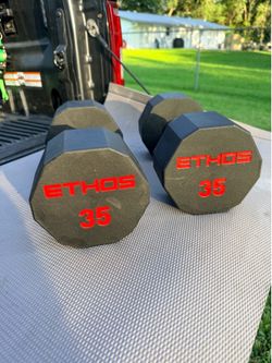 ETHOS PRO STYLE 35 POUND DUMBBELLS
