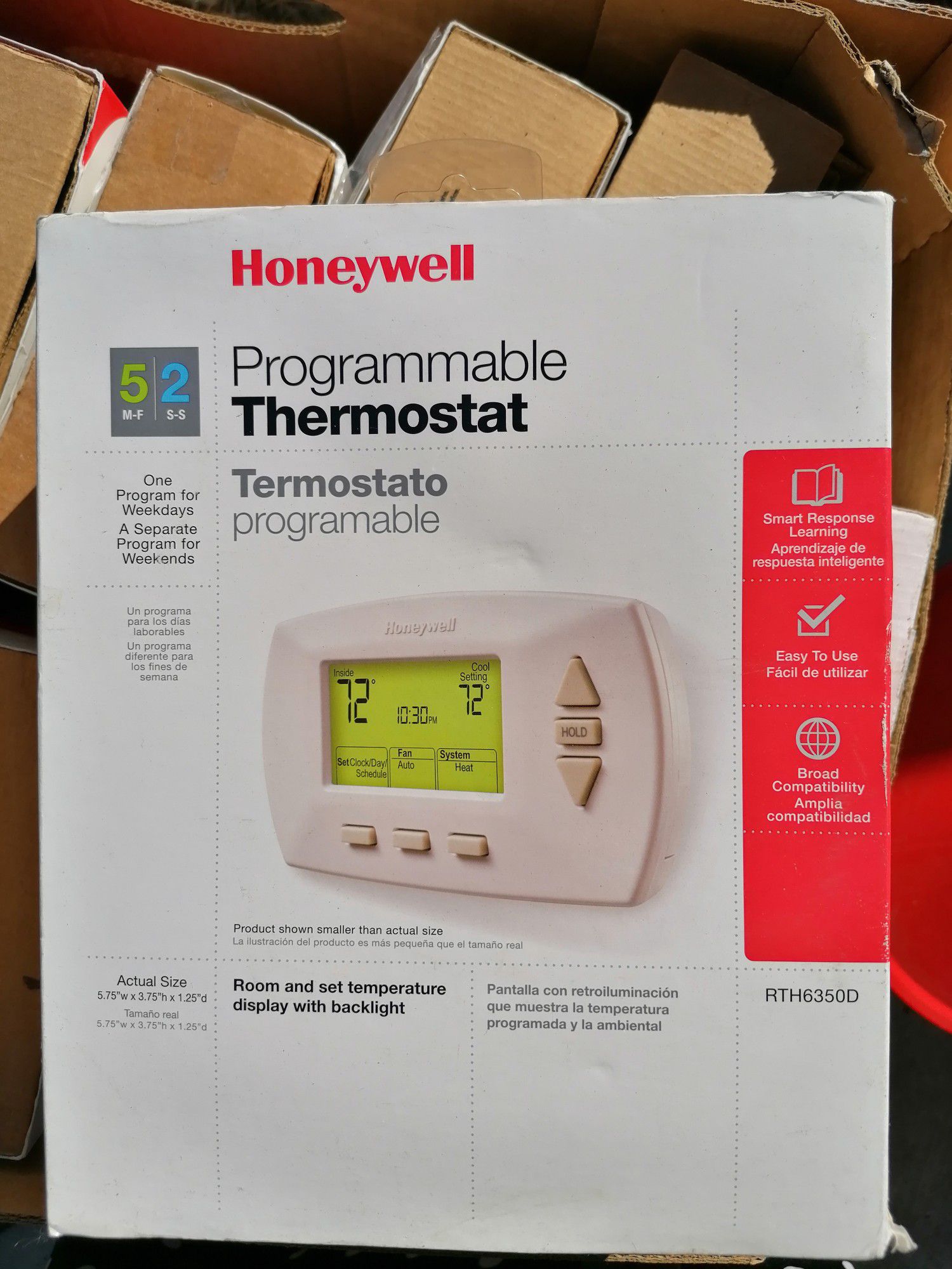 Brand new Honeywell programmable thermostat