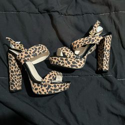 Leopard Print Heels