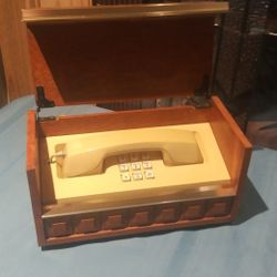 Vintage Mid Century Modern Box Telephone