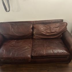 Leather Couch 