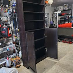 Storage Shelf Cabinet 79  1/ 2 Height 11dep  31 1/2 Long 