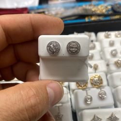  Real Gold Real Diamond Earrings