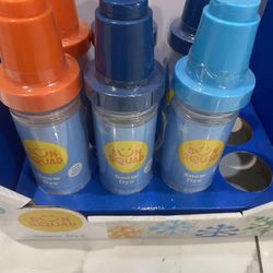 Sun Squad Snow Dye Set Kit 6 Bottles, 4 Blue Bottles, 2 Orange Bottles