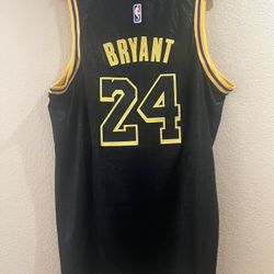 Kobe Bryant #24 Lakers Black Mambo New Jersey  Size 52