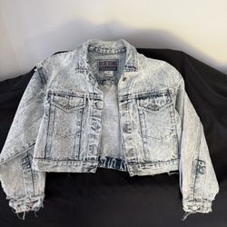 Vintage Calvin Klein Acid Wash Denim Jacket 