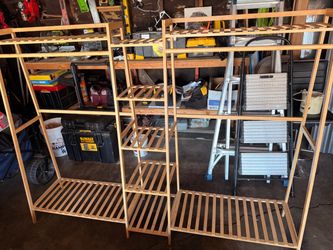 Wooden Clothes Rack