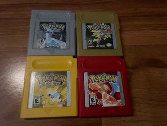 Pokémon Game Boy Cartridges Lot of 4