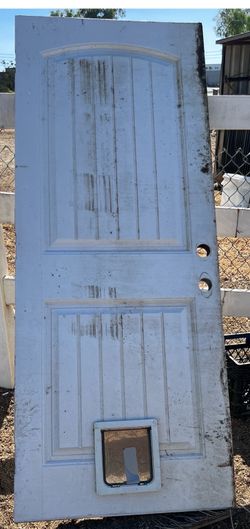 Front door, solid wood