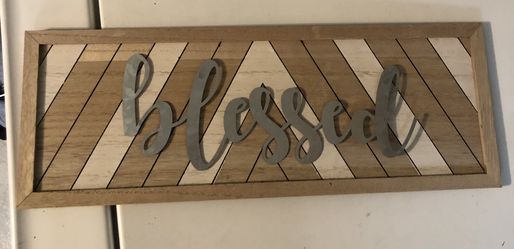 Wall Art  Blessed 