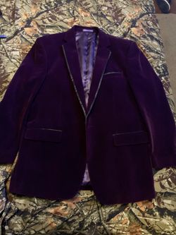 Purple suit jacket