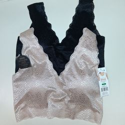 NEW set of 2 size LARGE ladies comfort bras Sophia B brand $20 FIRM for BOTH!