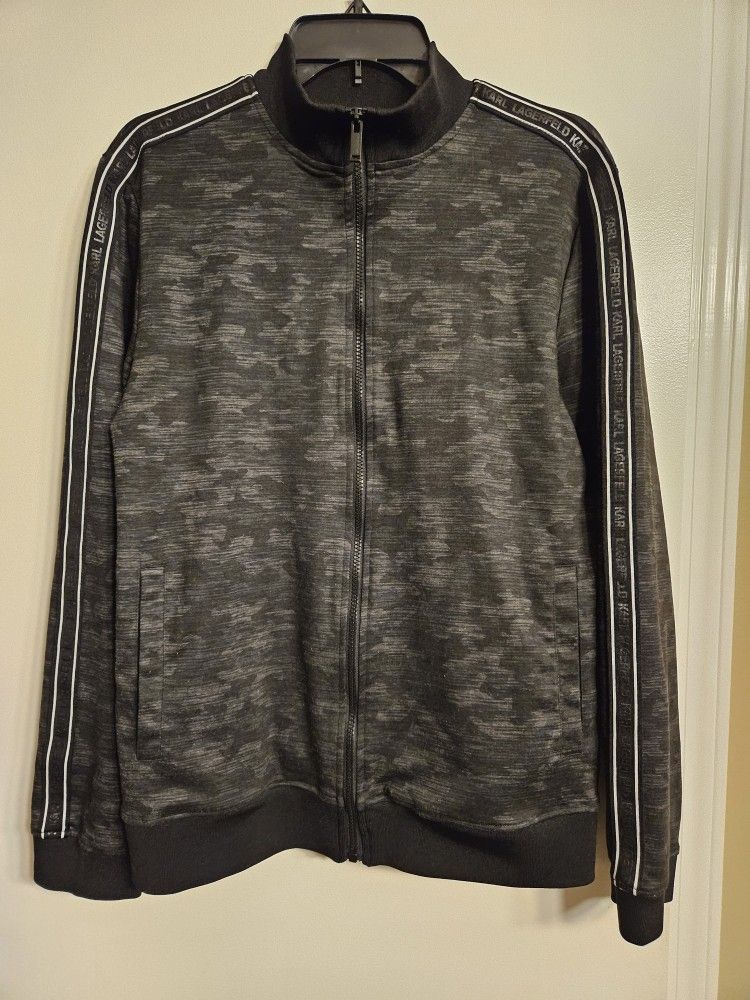 Karl Lagerfeld Paris Zip Jacket Men's Medium
