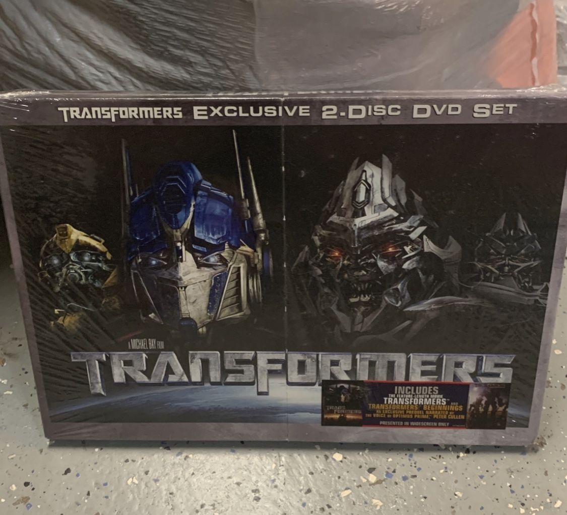 Brand new Transformers exclusive 2-disc DVD set. $25 firm