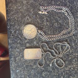 Sterling Silver Chains With 99.9 Put Silver bouillon