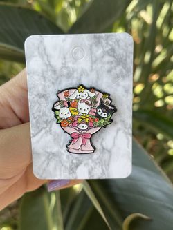 Hello Kitty Sanrio Characters Flower Bouquet Pin