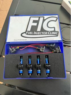 Fuel Injector Clinic FIC 1650cc Injectors Set of 4 IS115-1650H High Impedance E85 Ready