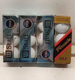 4 BRAND NEW Golf Ball Packs