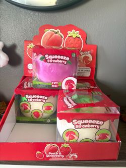 Jumbo strawberry squishy