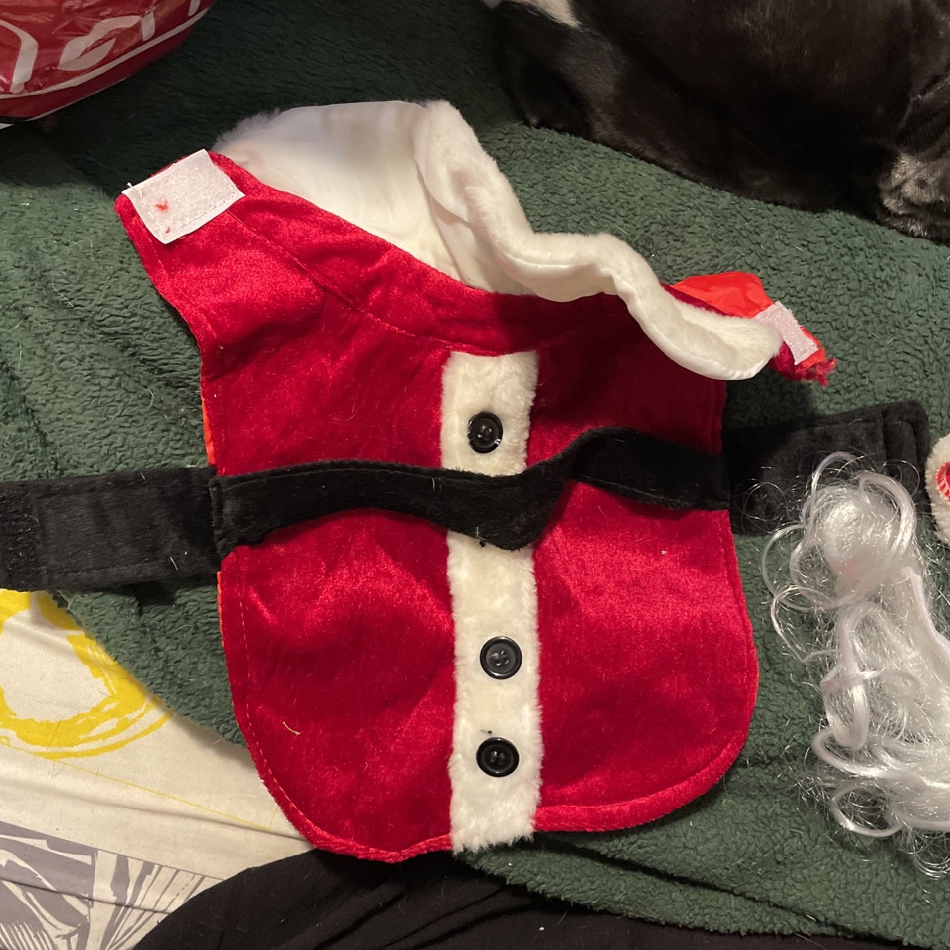 Dog Santa Costume Size Small