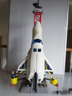 Playmobil Mars Mission Rocket Launch Site 9488. Space Shuttle 71368. Lights Sound