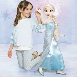 Disney Frozen Elsa Doll 32" - Fully Poseable, Talking Princess Doll