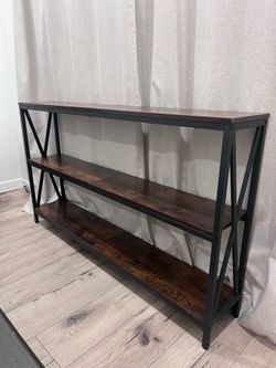 Dark Wood Bookshelf