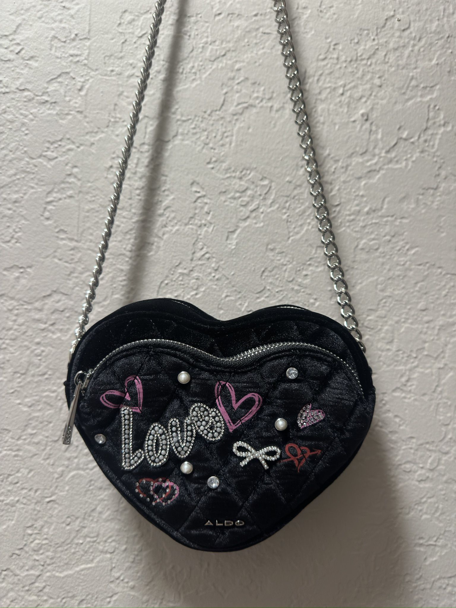 Aldo Heart Shaped Crossbody Bag