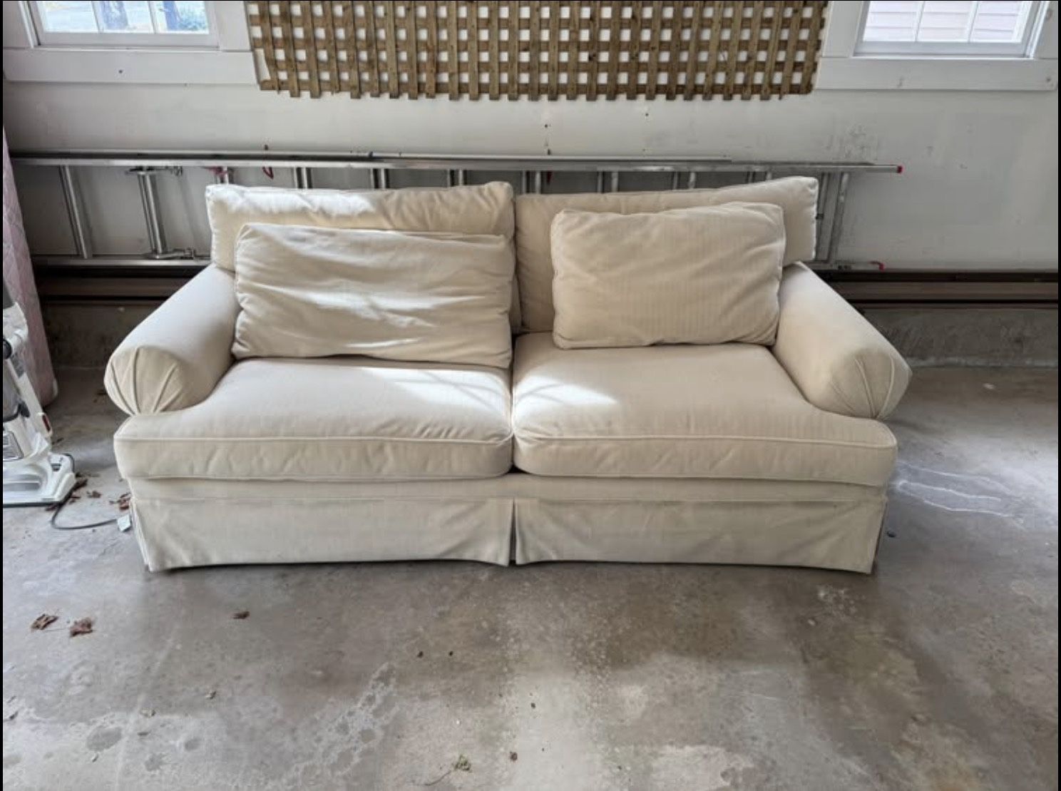 FREE: Bassett Sofa β Off-White