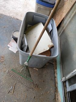 Metal rake