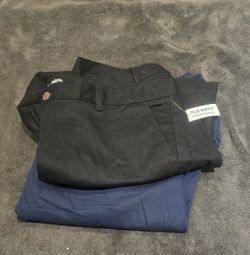 New Old Navy Blue And Black Bermuda Shorts Size 22