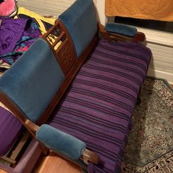 Free Sofa! Damaged But Glorious 