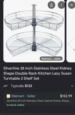 Pantry Corner Rotating Shelf