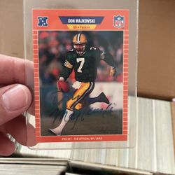 Dan Majkowski football Card