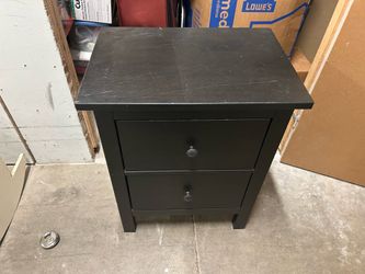 Black night stand