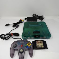 Ice Blue Nintendo 64 System 